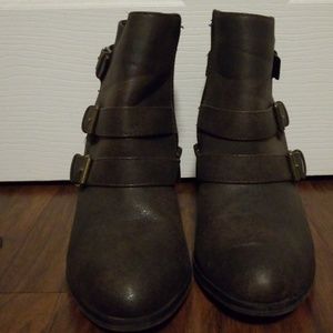 Cute booties with a 3 inch heel